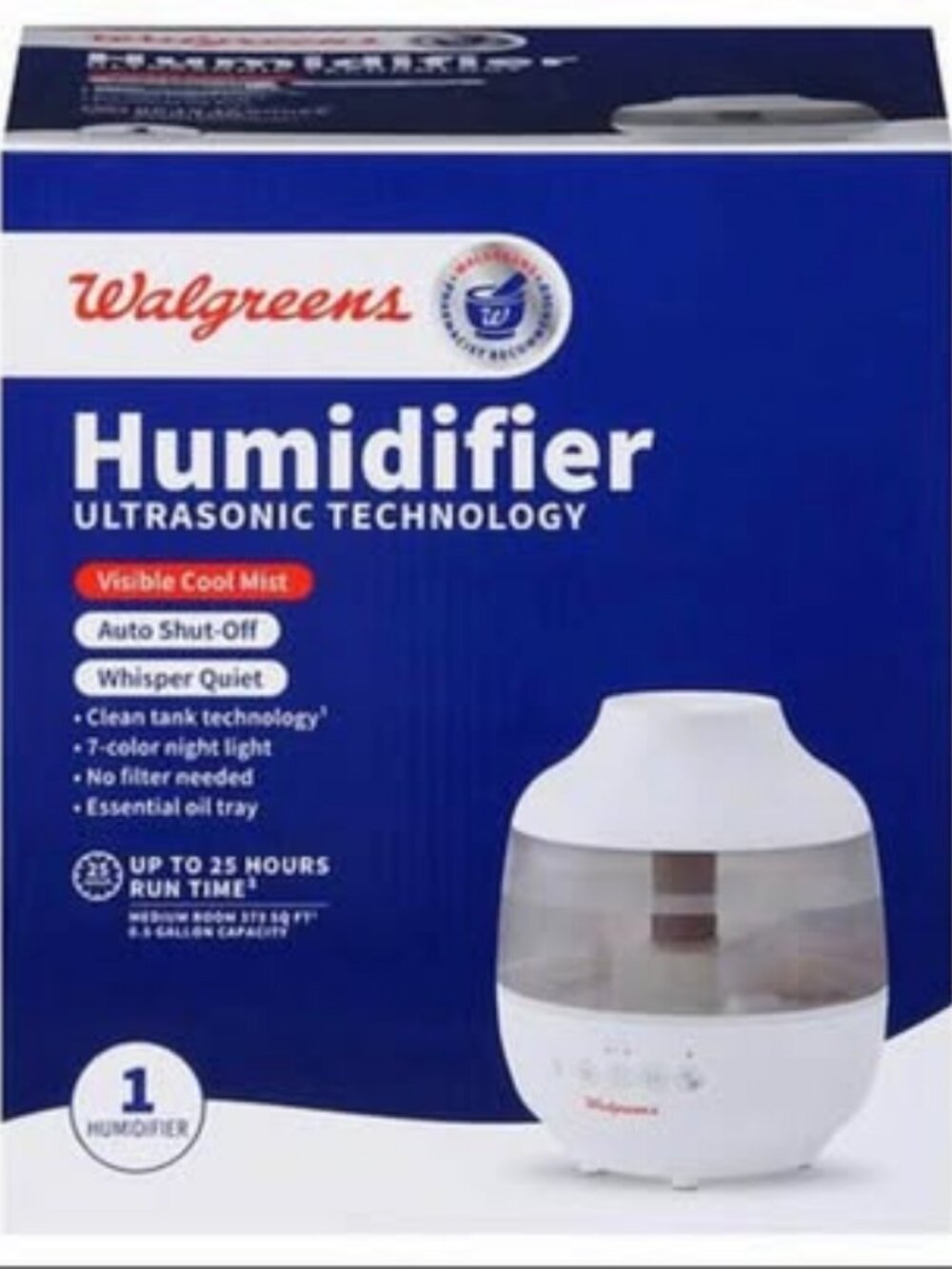 Walgreens 0.5 Gallon Ultrasonic Cool Mist